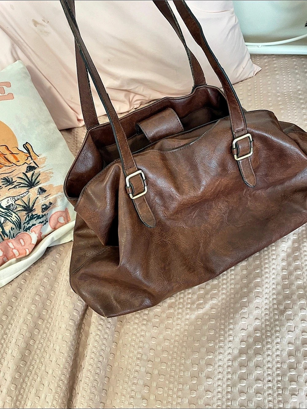 Bueno Brown Shoulder Bag
